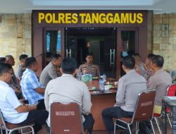 Kapolres Tanggamus Tekankan Pendataan Logistik dan Kesiapsiagaan Personel Hadapi Bencana