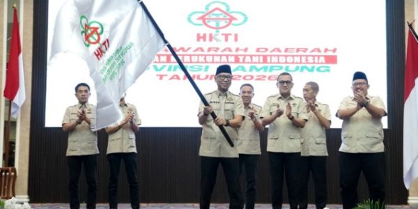 Gubernur Mirza Ajak HKTI Lampung Perkuat Hilirisasi Pertanian Untuk Kesejahteraan Petani