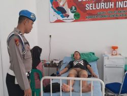 Polsek Kota Agung Gandeng Komunitas, Gerak Cepat Bantu Pasien RSUDBM Dapatkan Donor Darah O