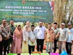 Ground Breaking Jembatan Perintis Garuda Tahap VII, Perkuat Akses Pertanian Sampai ke Desa