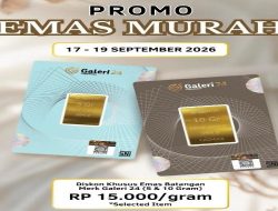 Galeri 24 Pegadaian Gelar Promo Emas Murah, Diskon Emas Batangan Hingga Rp15 Ribu per Gram