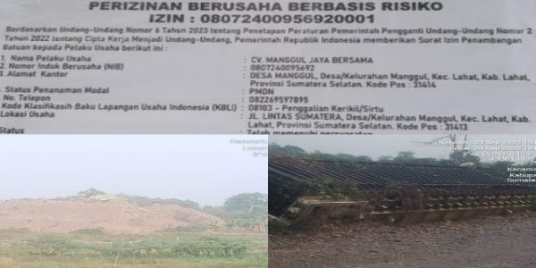 Izin SIPB Tambang Sirtu CV Manggul Jaya Bersama Di Pertanyakan, Muncul Pesan “Kite Gebukin Bae Agek”