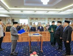 Pemprov Lampung Lantik Dua Pejabat Pimpinan Tinggi Pratama, Sekdaprov  Tekankan Penguatan Pelayanan Publik dan Penegakan Aturan