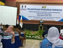 Afrida Susanti Resmi Pimpin PERWOSI Tanggamus 2025–2029, Wabup Agus Suranto Dorong Perempuan Gemar Berolahraga