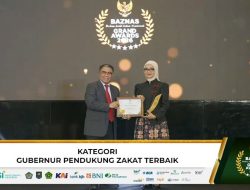 Gubernur Mirza  Raih Grand BAZNAS Awards 2026, Perkuat Ekosistem Zakat Produktif di Lampung