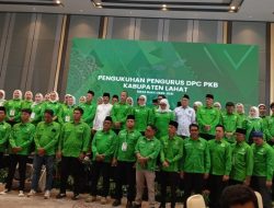 Pelantikan pengurus DPC PKB Kabupaten Lahat Periode 2026-2031