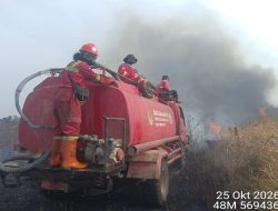 Berjarak 14 Km dari Pusat Latihan Gajah, Karhutla di Titik Baru TNWK Berhasil Dipadamkan